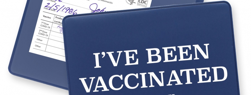 covid vaccine card holder